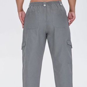 Plus Size Cargo Ankle Pants